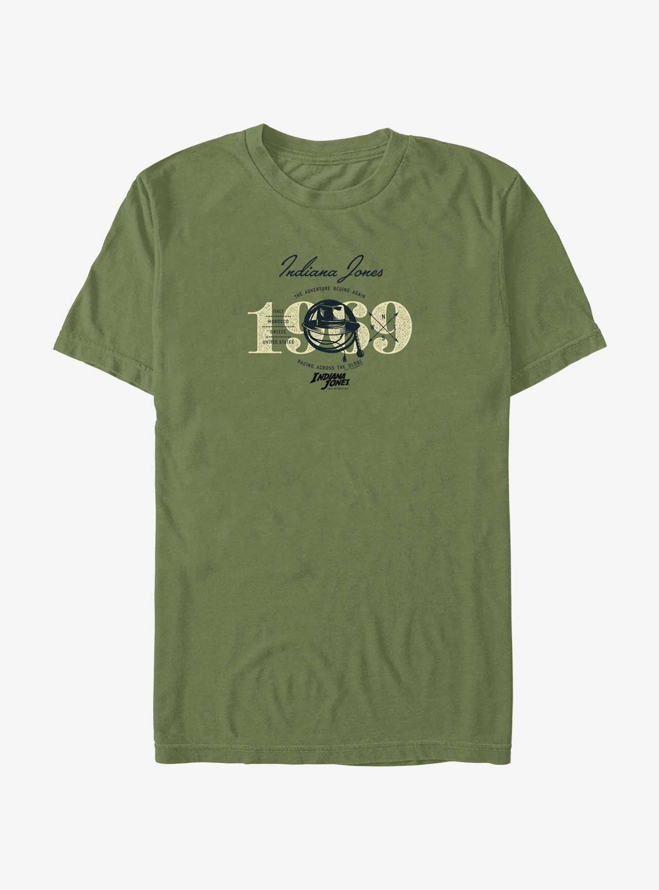 Indiana Jones and the Dial of Destiny 1969 Adventure Begins Again T-Shirt, , hi-res