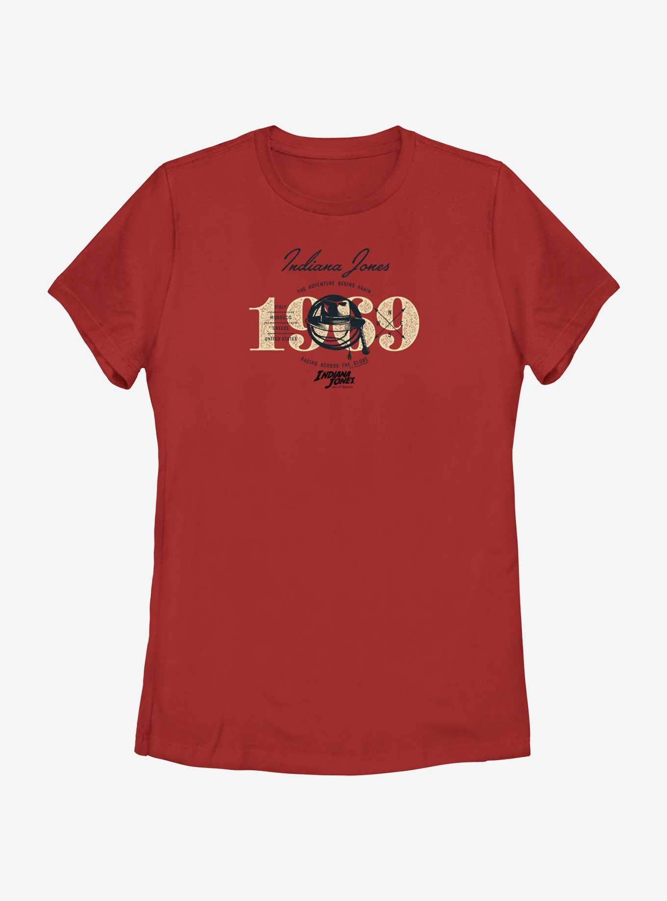 Indiana Jones and the Dial of Destiny 1969 Adventure Begins Again Womens T-Shirt, , hi-res