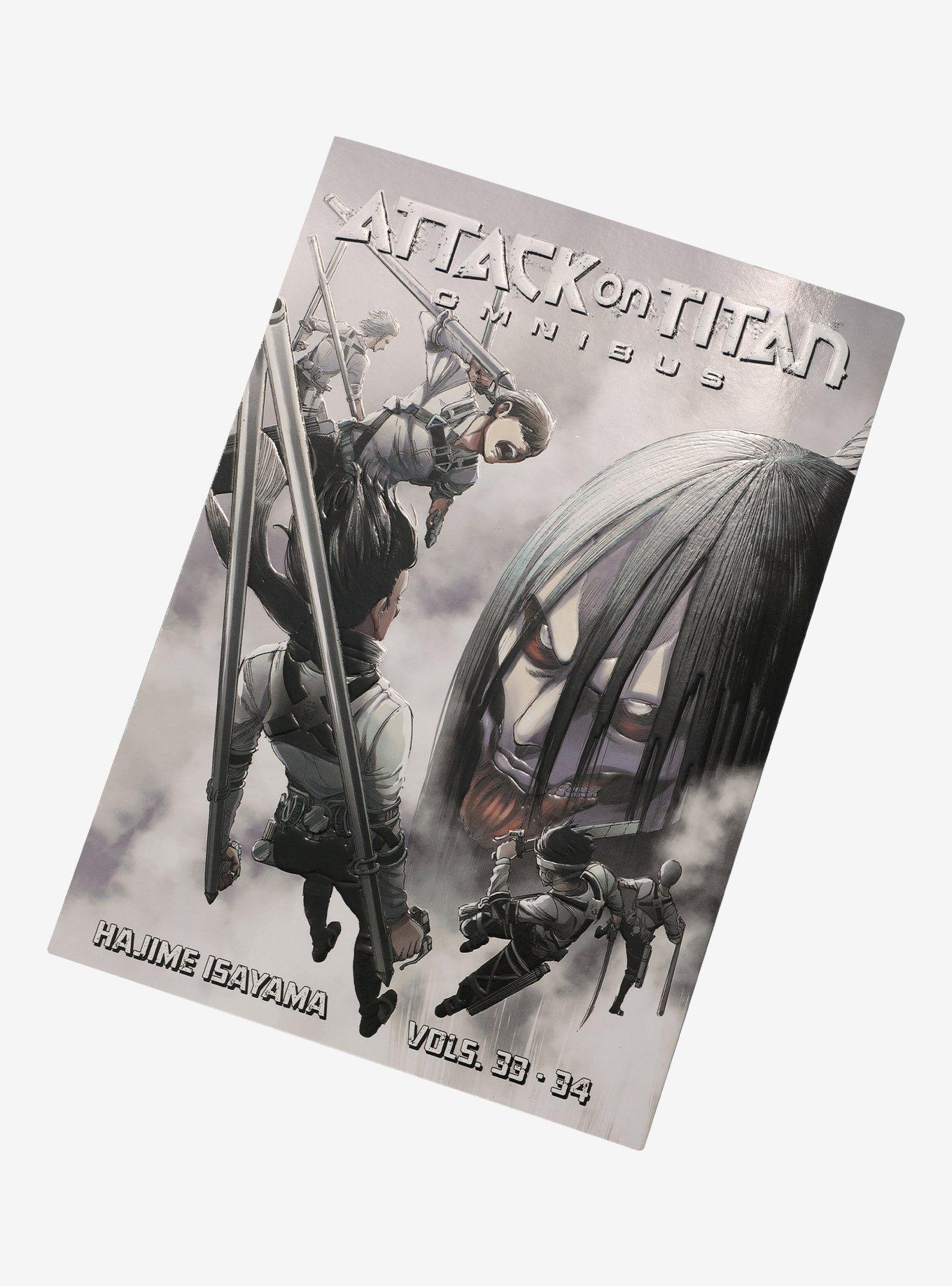 Attack On Titan Omnibus 12 (Volume 33 34) Manga Hot Topic