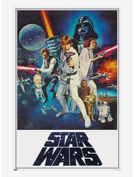 Star Wars Episode IV A New Hope Vintage Style Poster, , hi-res