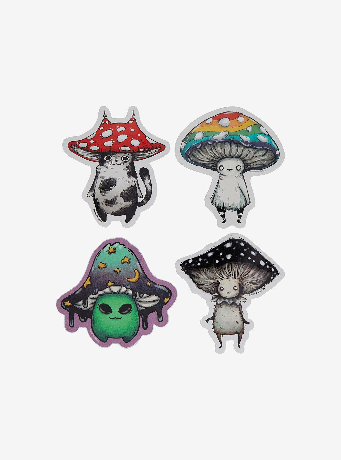 Mushroom Creatures Sticker Pack By Guild Of Calamity, , hi-res