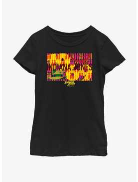 Indiana Jones and the Dial of Destiny Sixties Wallpaper Girls Youth T-Shirt, , hi-res