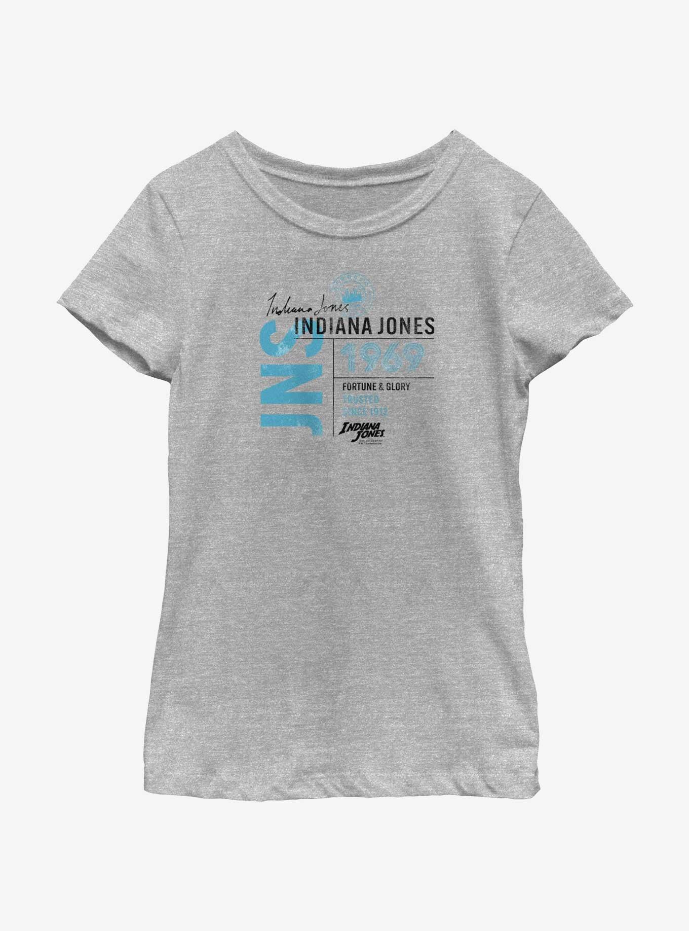Indiana Jones and the Dial of Destiny Trusted Stamp Girls Youth T-Shirt, , hi-res