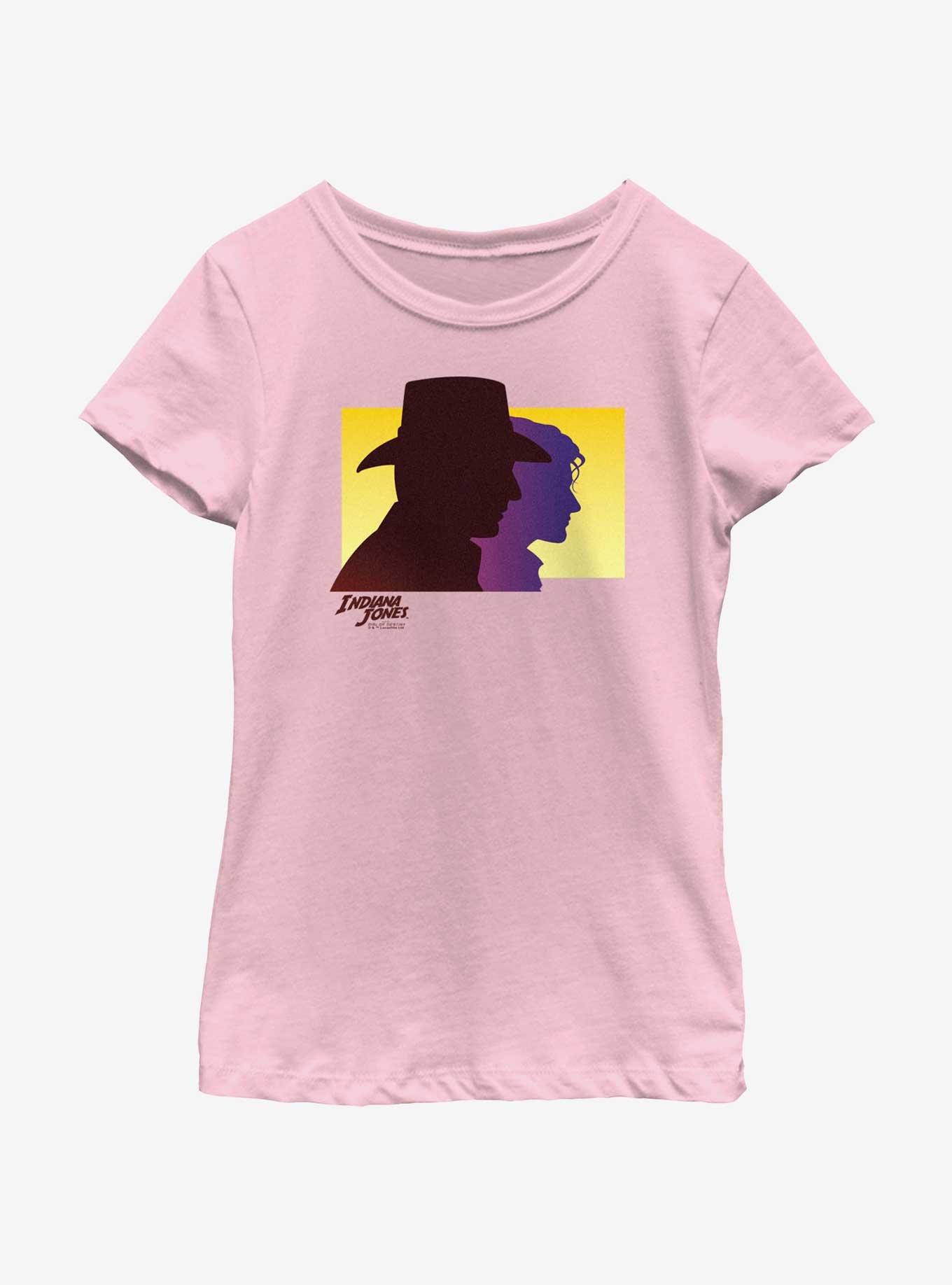 Indiana Jones and the Dial of Destiny Double Vision Girls Youth T-Shirt, PINK, hi-res