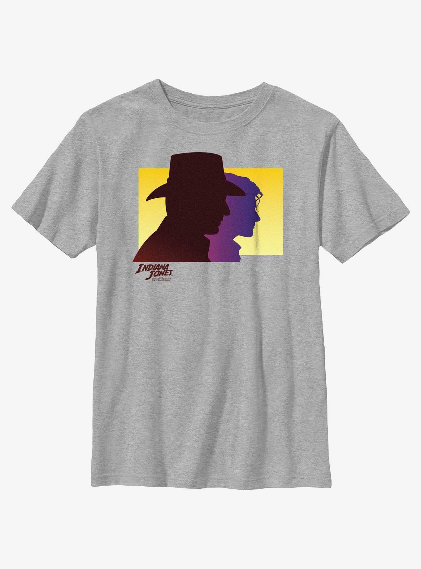 Indiana Jones and the Dial of Destiny Double Vision Youth T-Shirt, ATH HTR, hi-res