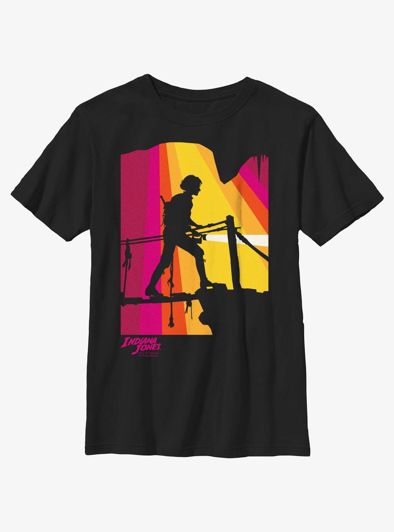 Indiana Jones and the Dial of Destiny Exploring Caves Helena Shaw Youth T-Shirt, , hi-res