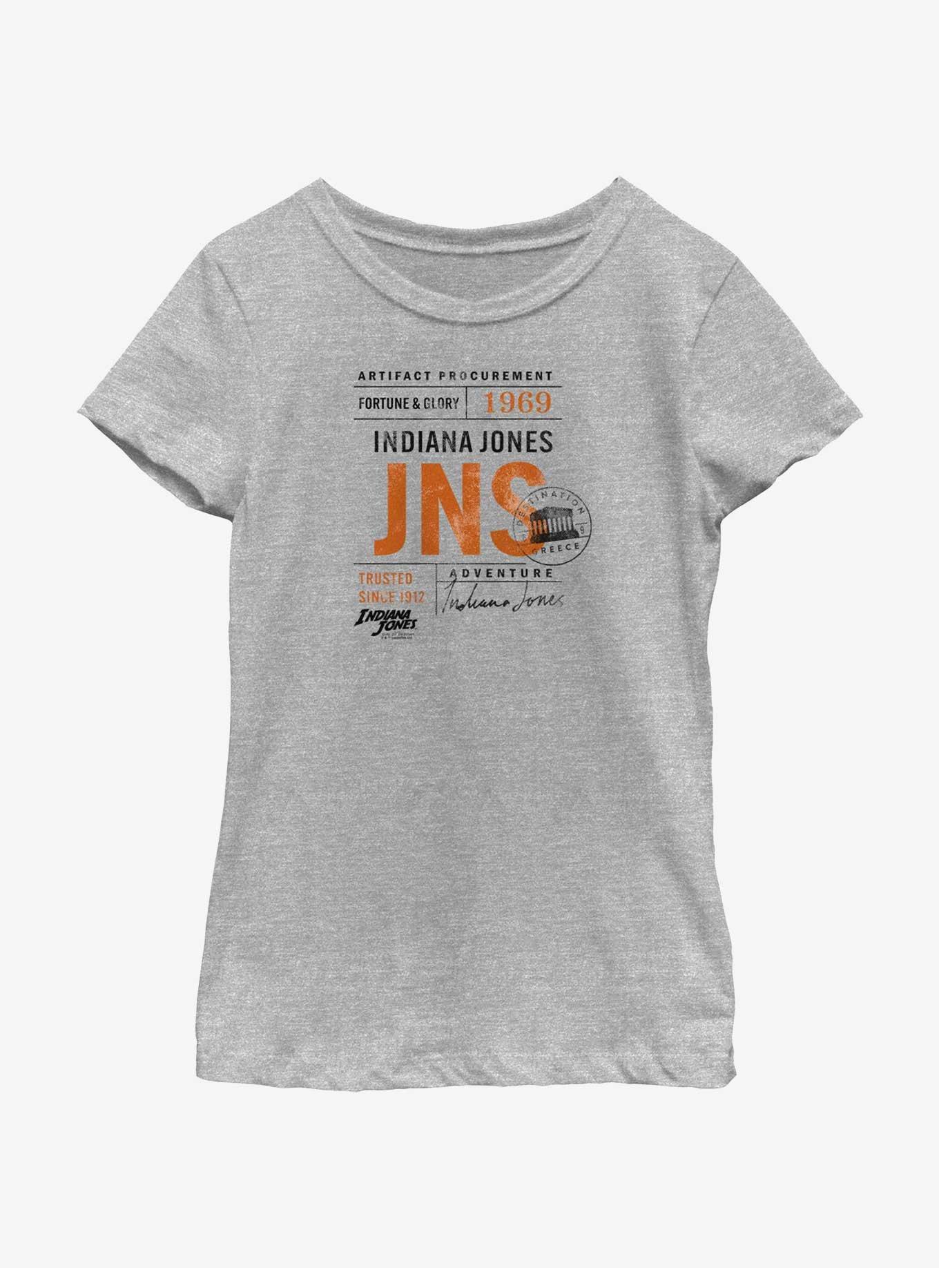 Indiana Jones and the Dial of Destiny Greece Passport Girls Youth T-Shirt, , hi-res