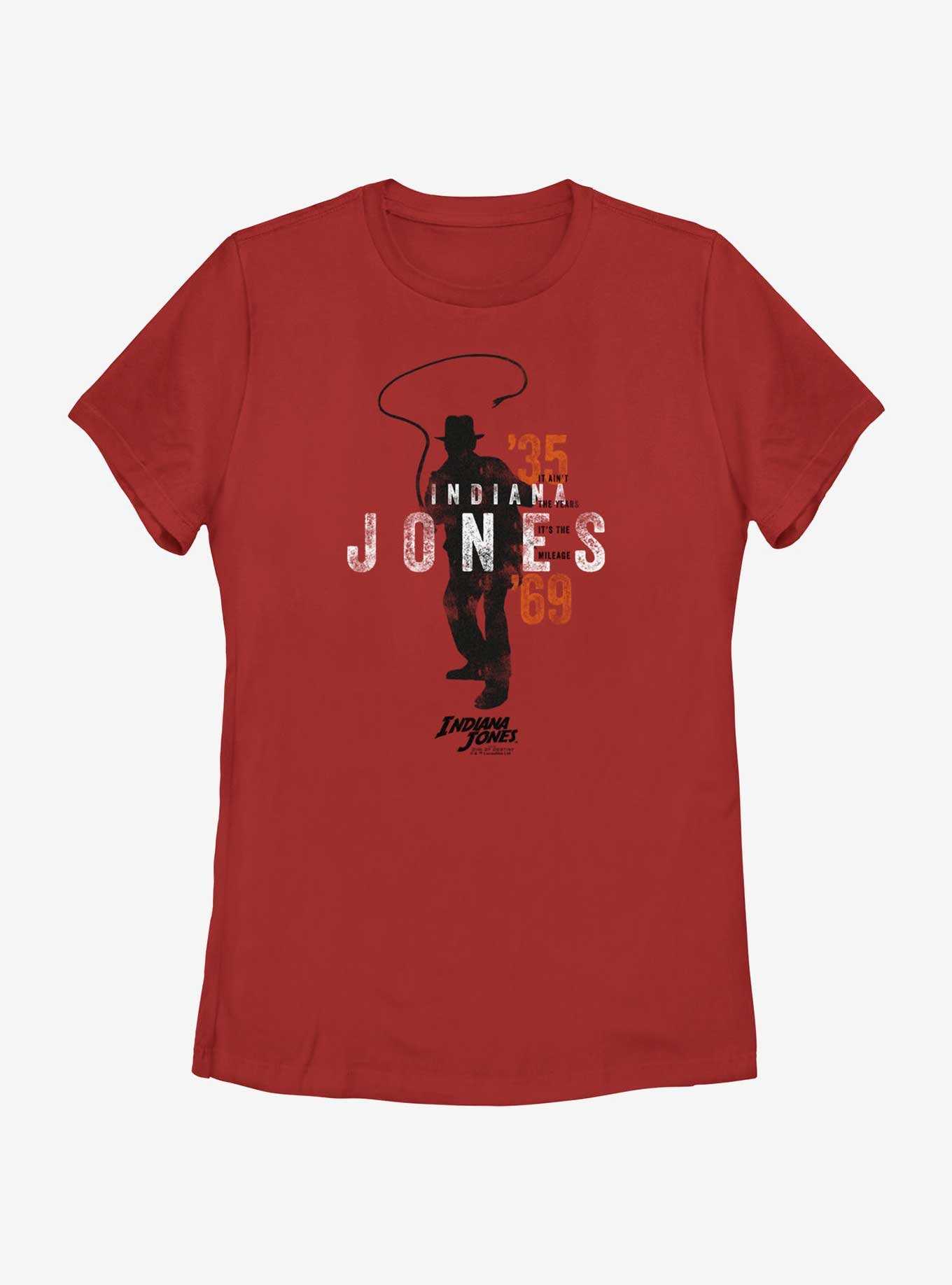 Indiana Jones and the Dial of Destiny It's The Mileage Womens T-Shirt, , hi-res