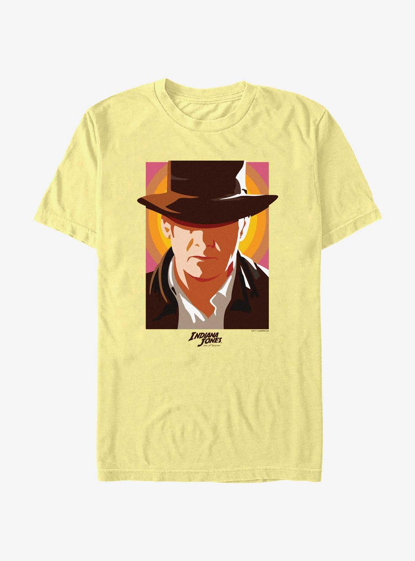 Indiana Jones and the Dial of Destiny Popped Hat T-Shirt, BANANA, hi-res