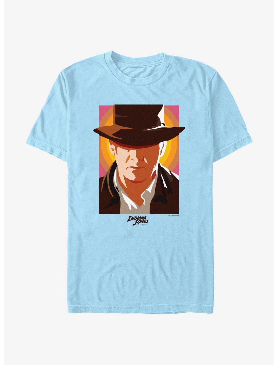 Indiana Jones and the Dial of Destiny Popped Hat T-Shirt, LT BLUE, hi-res
