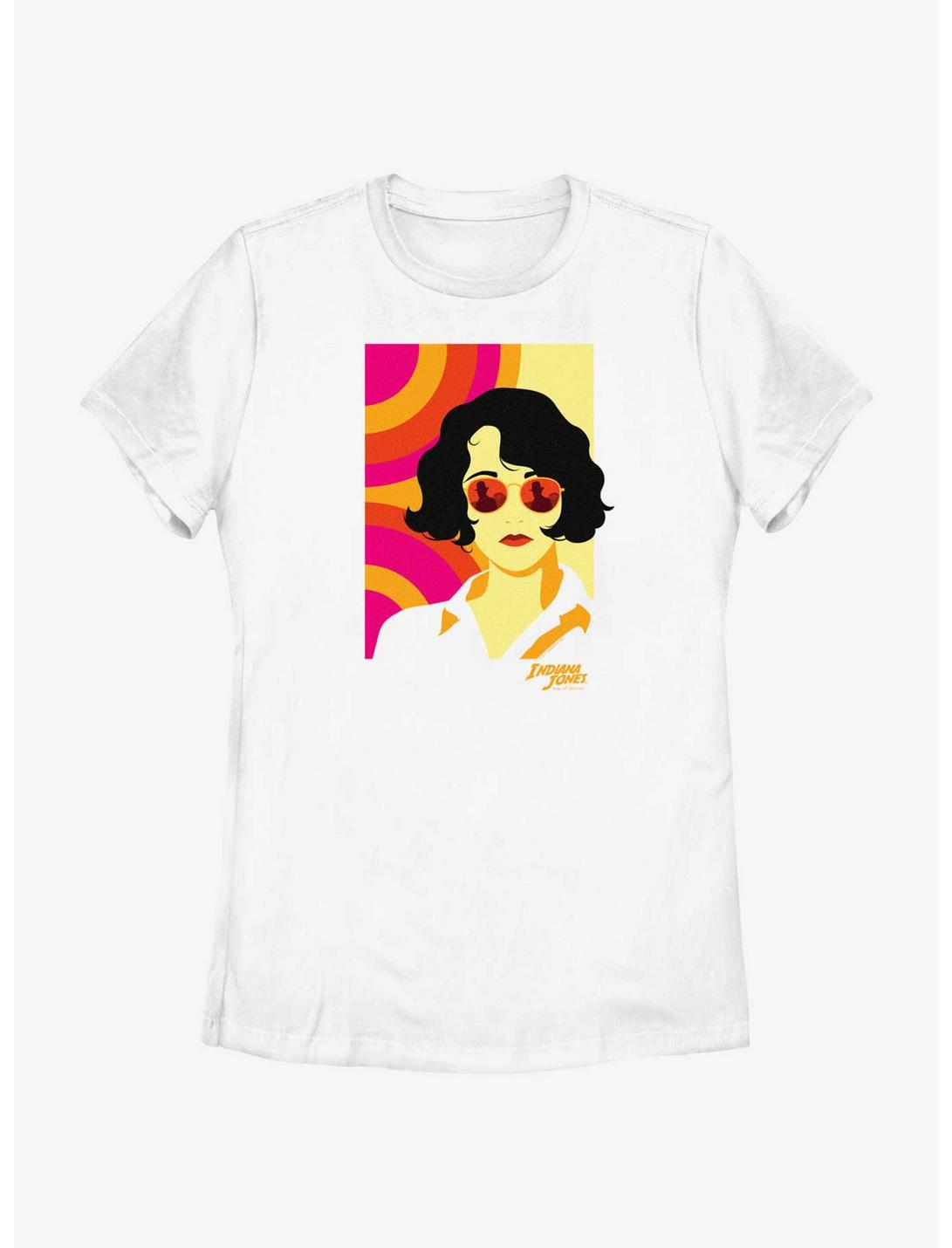 Indiana Jones and the Dial of Destiny Retro Helena Poster Womens T-Shirt, WHITE, hi-res