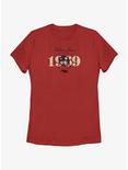 Indiana Jones and the Dial of Destiny 1969 Adventure Begins Again Womens T-Shirt, RED, hi-res