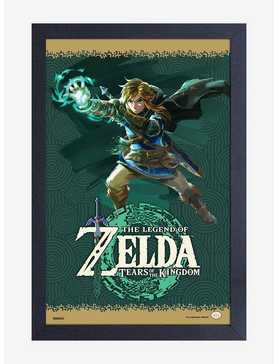 The Legend of Zelda: Tears of the Kingdom Link Ultra Hand Framed Poster, , hi-res