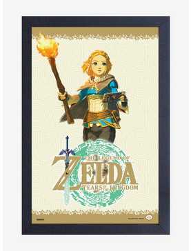 The Legend of Zelda: Tears of the Kingdom Zelda Torch Framed Poster, , hi-res