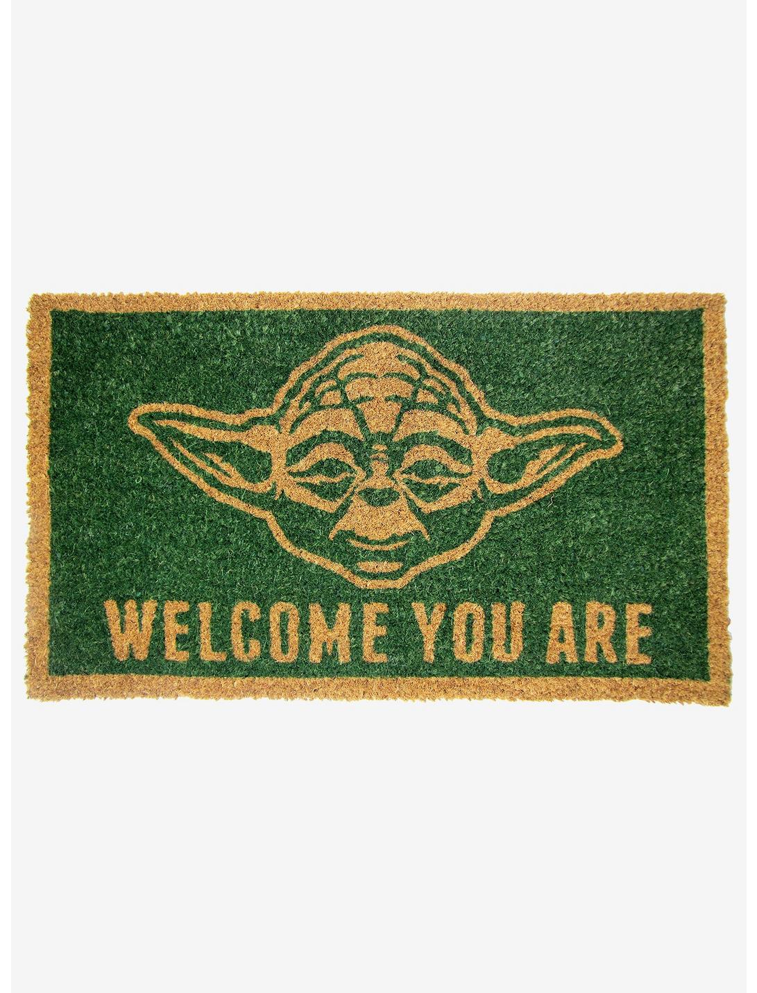 Star Wars Yoda Welcome You Are Doormat, , hi-res