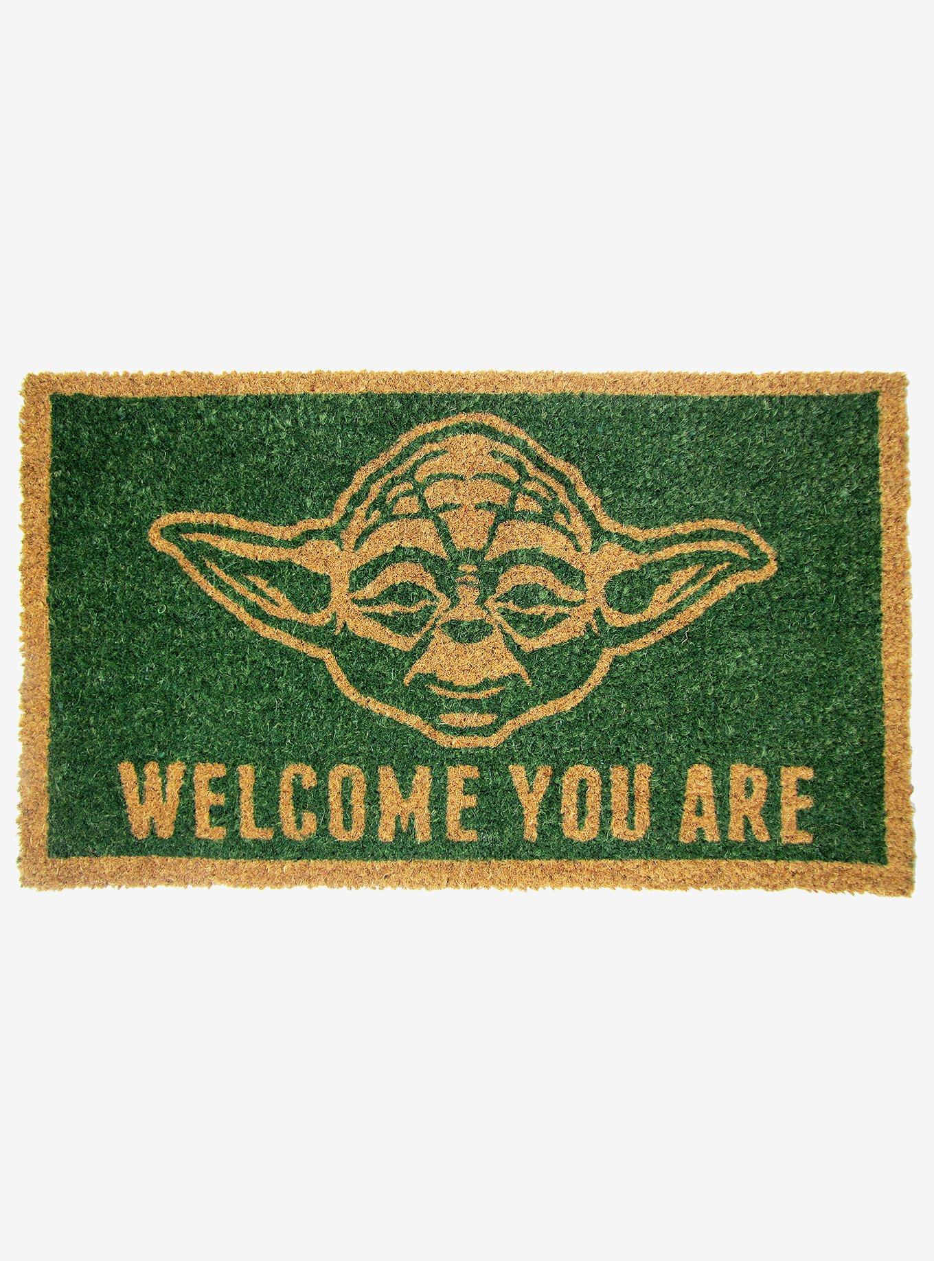 Star Wars Yoda Welcome You Are Doormat, , hi-res