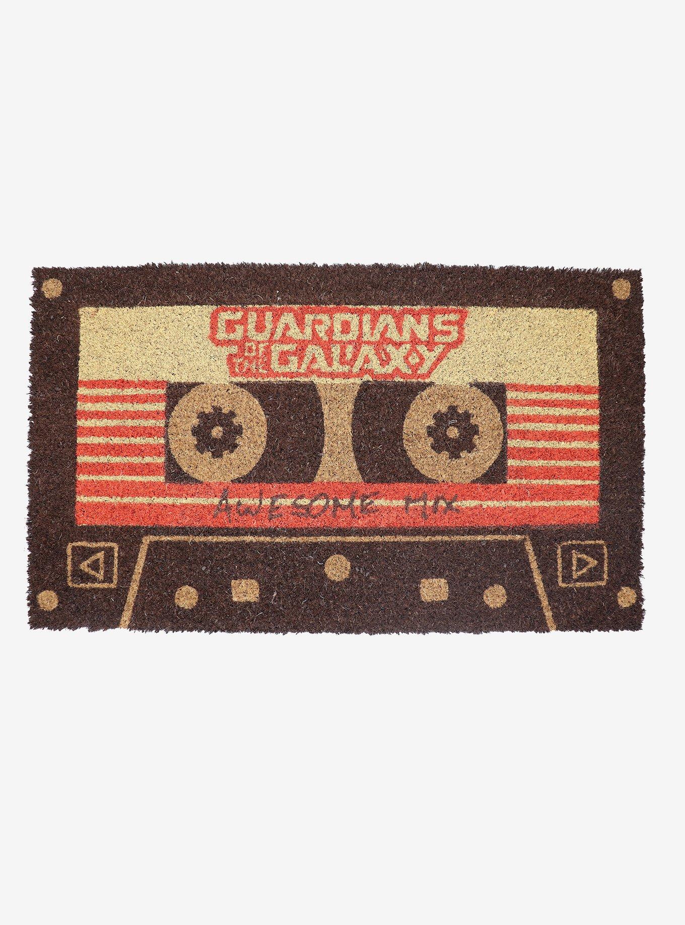 Marvel Guardians of the Galaxy Awesome Mix Cassette Doormat, , hi-res