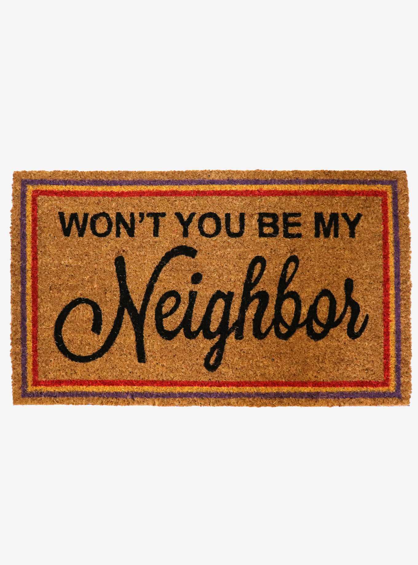 Mister Rogers Won't You Be My Neighbor Doormat, , hi-res