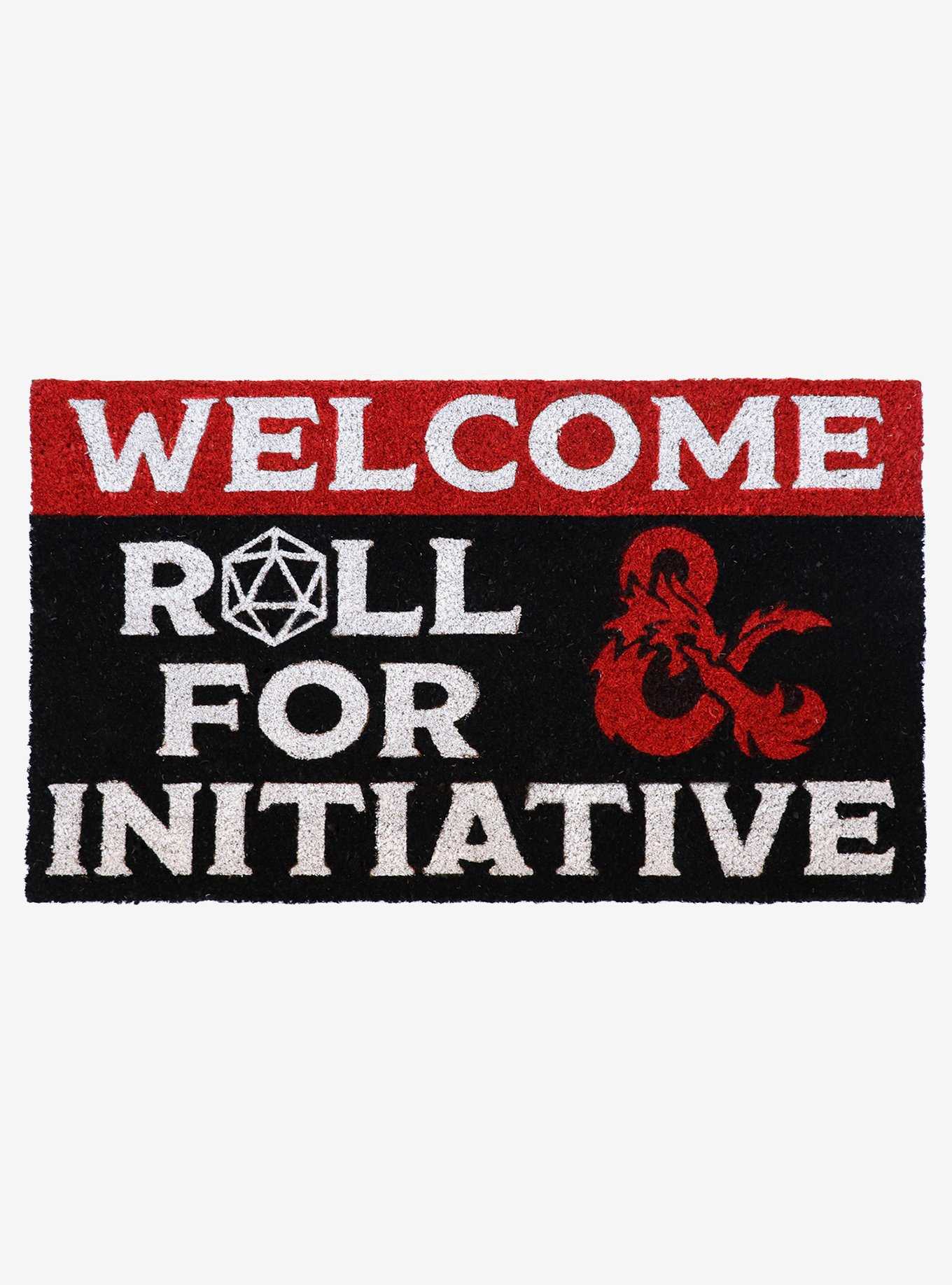 Dungeons & Dragons Welcome Roll for Initiative Doormat, , hi-res
