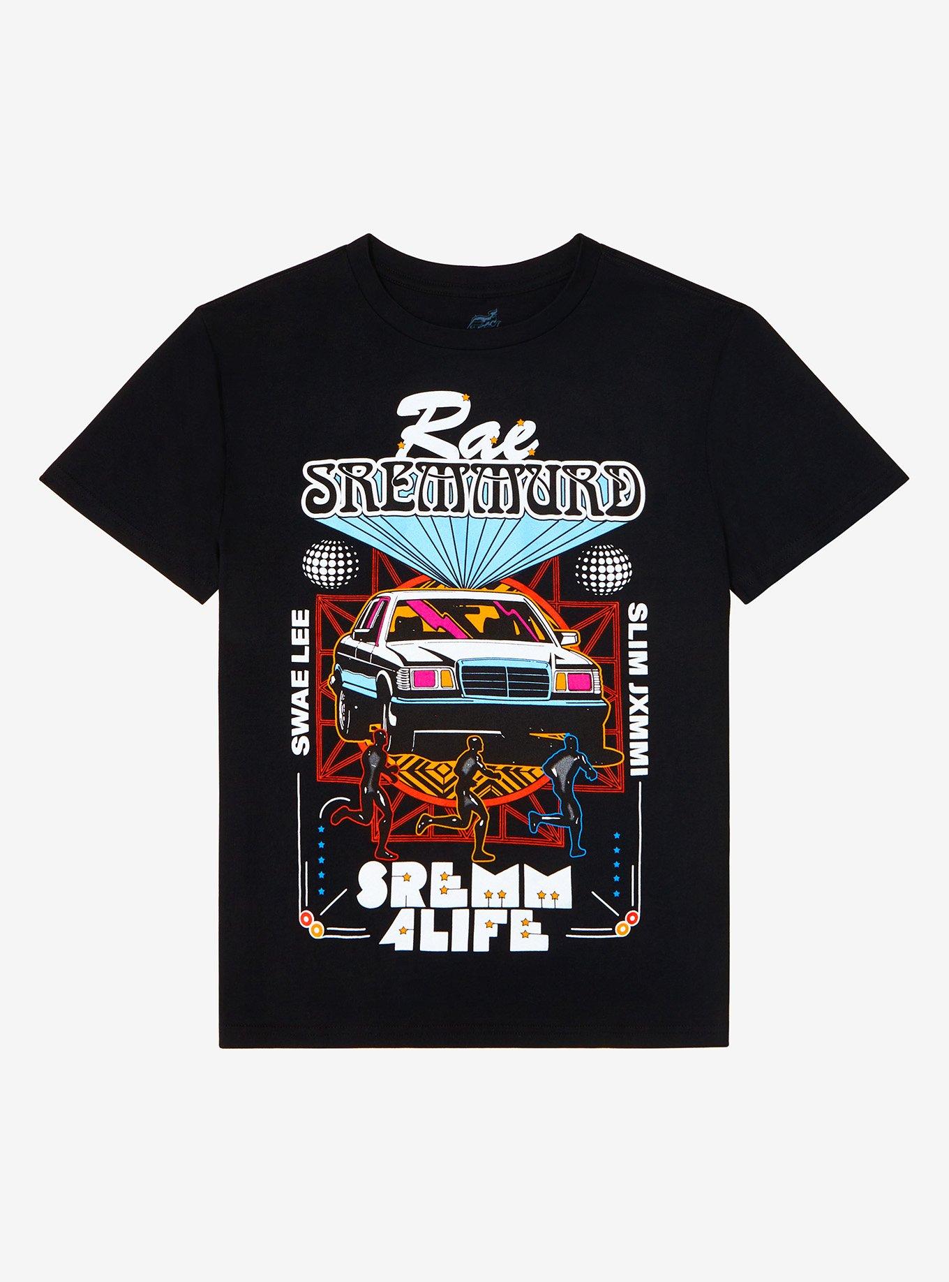 Rae Sremmurd Sremm 4 Life Boyfriend Fit Girls T-Shirt, BLACK, hi-res