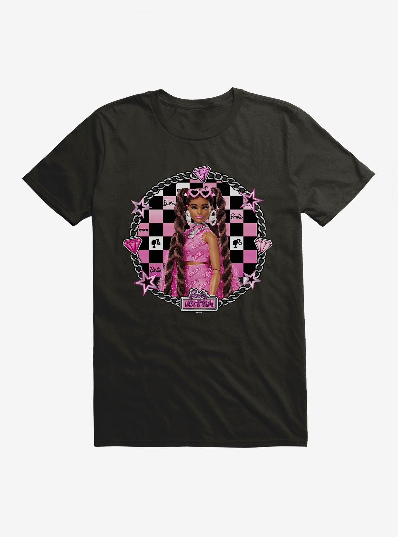 Barbie Extra Doll Pink Glam Chain T-Shirt, BLACK, hi-res