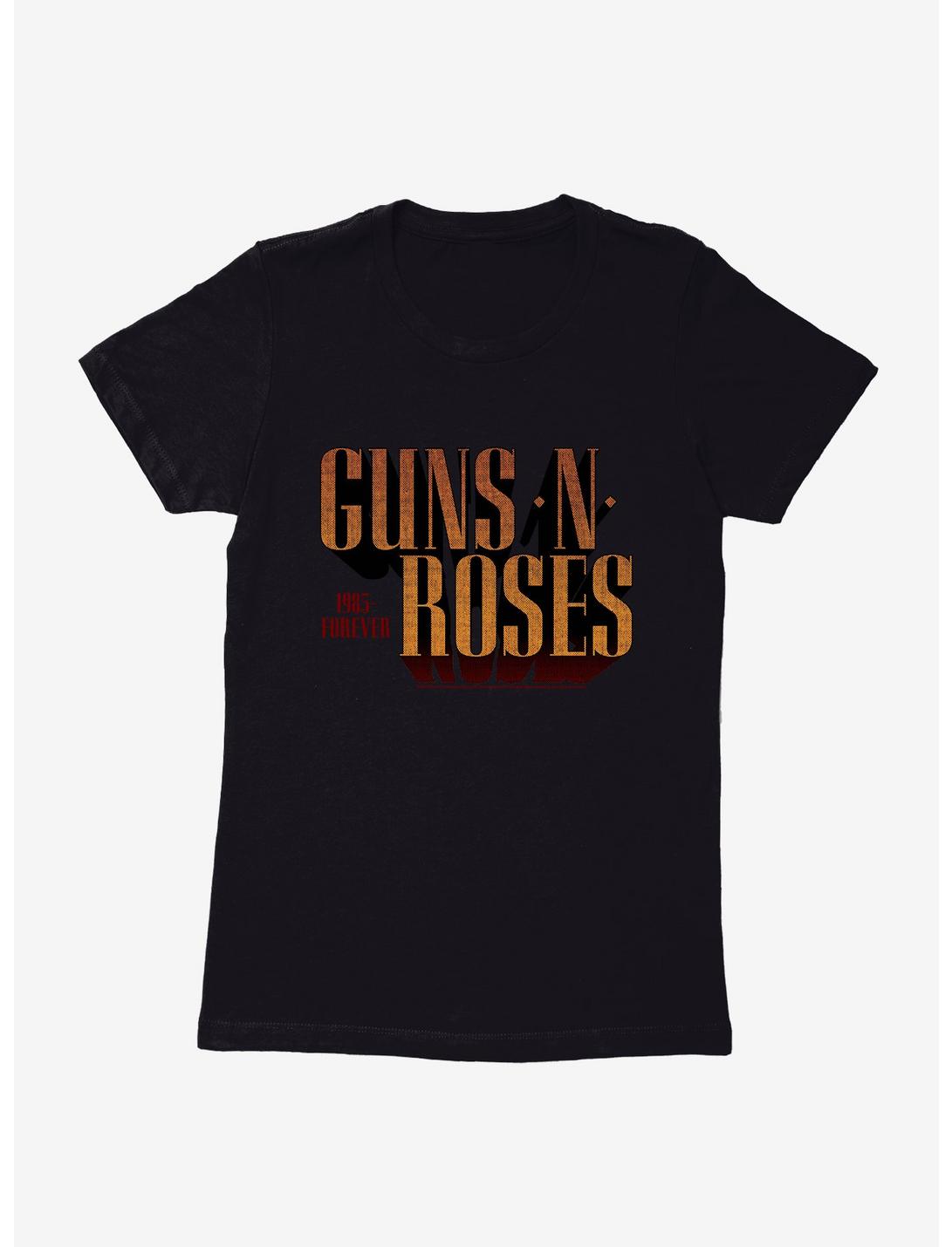 Guns N' Roses 1985-Forever Womens T-Shirt, BLACK, hi-res