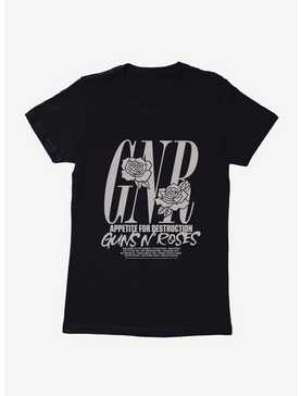 Guns N' Roses Appetite For Destruction Tracklist Womens T-Shirt, , hi-res
