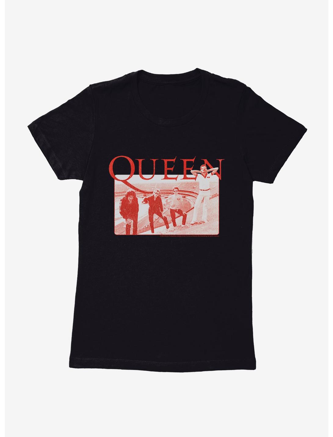 Queen Stadium Steps Womens T-Shirt, BLACK, hi-res
