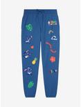 Disney Lilo & Stitch Allover Print Icons Joggers - BoxLunch Exclusive, BLUE, hi-res