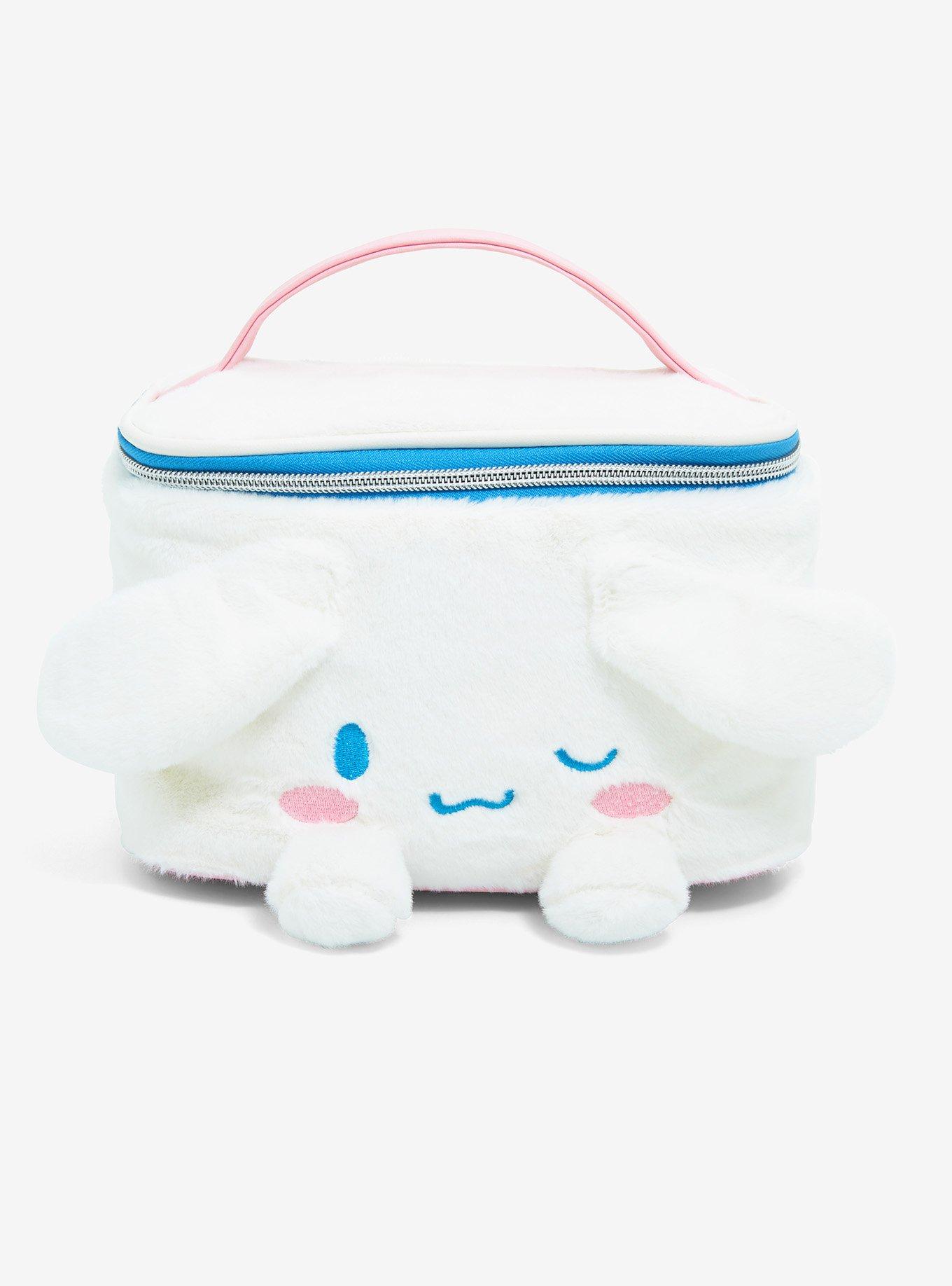 Sanrio Cinnamoroll Faux Fur Figural Cosmetic Case - BoxLunch Exclusive, , hi-res