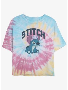 Disney Lilo & Stitch Hangry Stitch Tie-Dye Girls Crop T-Shirt, , hi-res