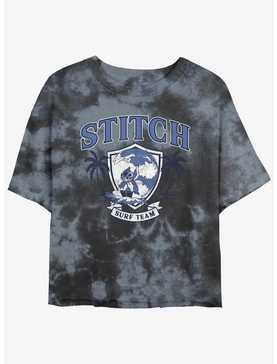 Disney Lilo & Stitch Surf Team Tie-Dye Girls Crop T-Shirt, , hi-res
