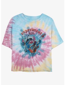 Disney Lilo & Stitch Rock Out Experiment 626 Tie-Dye Girls Crop T-Shirt, , hi-res