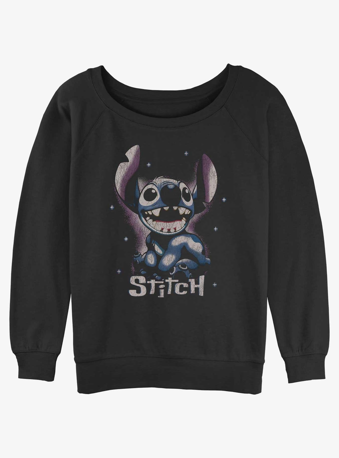 Disney Lilo & Stitch Dark Stitch Girls Slouchy Sweatshirt, , hi-res