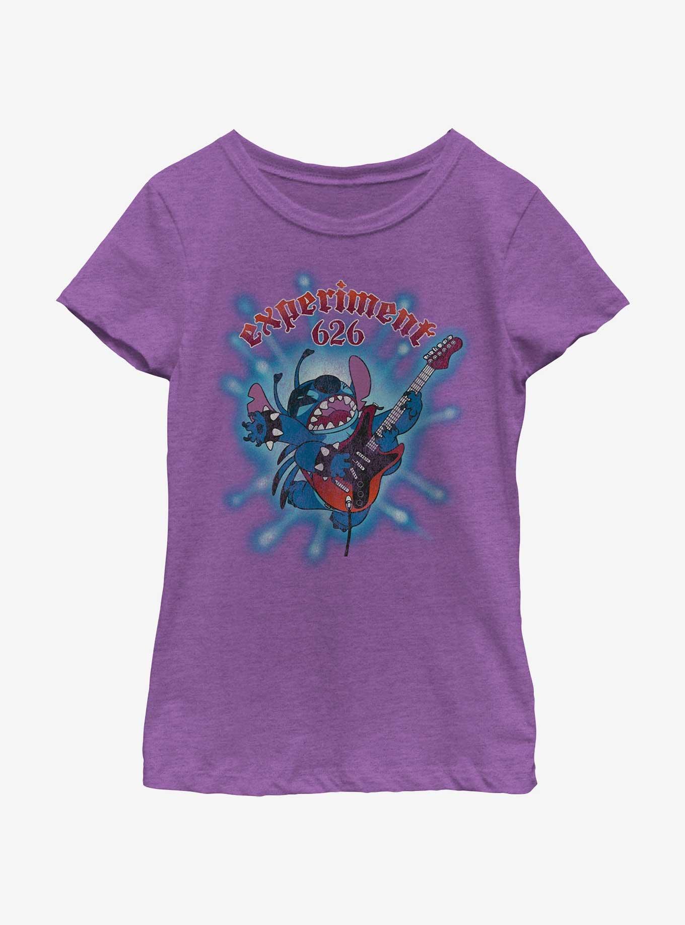 Disney Lilo & Stitch Rock Out Experiment 626 Girls Youth T-Shirt, , hi-res