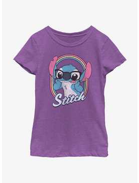 Disney Lilo & Stitch Nerdy Stitch Girls Youth T-Shirt, , hi-res