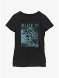 Disney Lilo & Stitch Family Surf Girls Youth T-Shirt, BLACK, hi-res