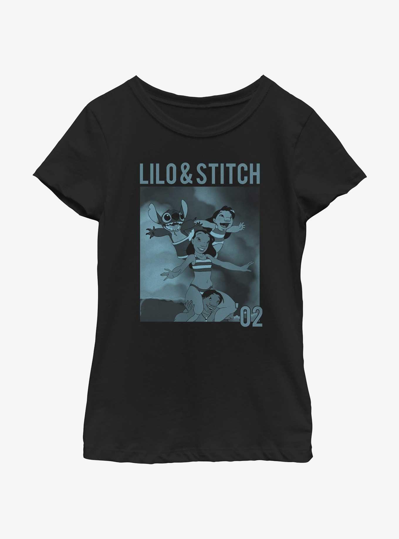 Disney Lilo & Stitch Family Surf Girls Youth T-Shirt, , hi-res