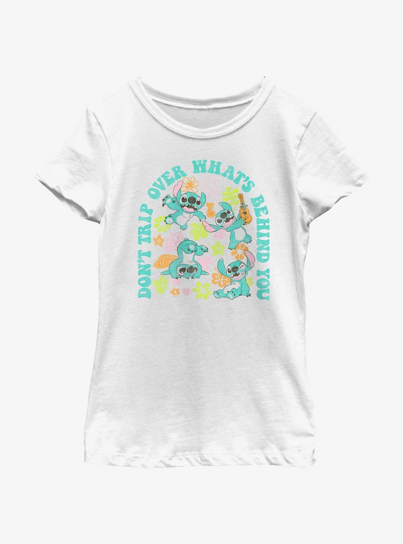 Disney Lilo & Stitch Hippie Stitch Girls Youth T-Shirt, , hi-res