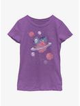 Disney Lilo & Stitch Saturn Snooze Girls Youth T-Shirt, PURPLE BERRY, hi-res