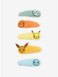 Pokémon Characters Fuzzy Hair Clip Set - BoxLunch Exclusive, , hi-res