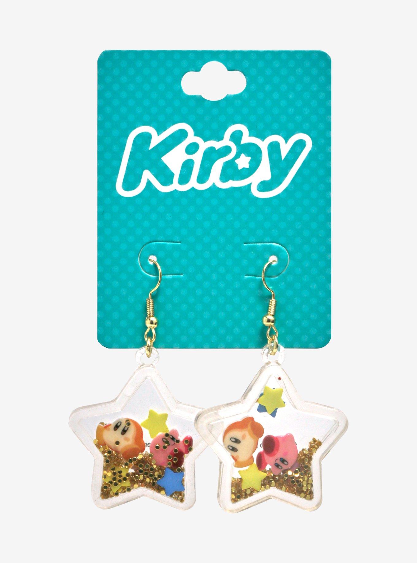 Nintendo Kirby Waddle Dee & Kirby Star Charm Earrings, , hi-res
