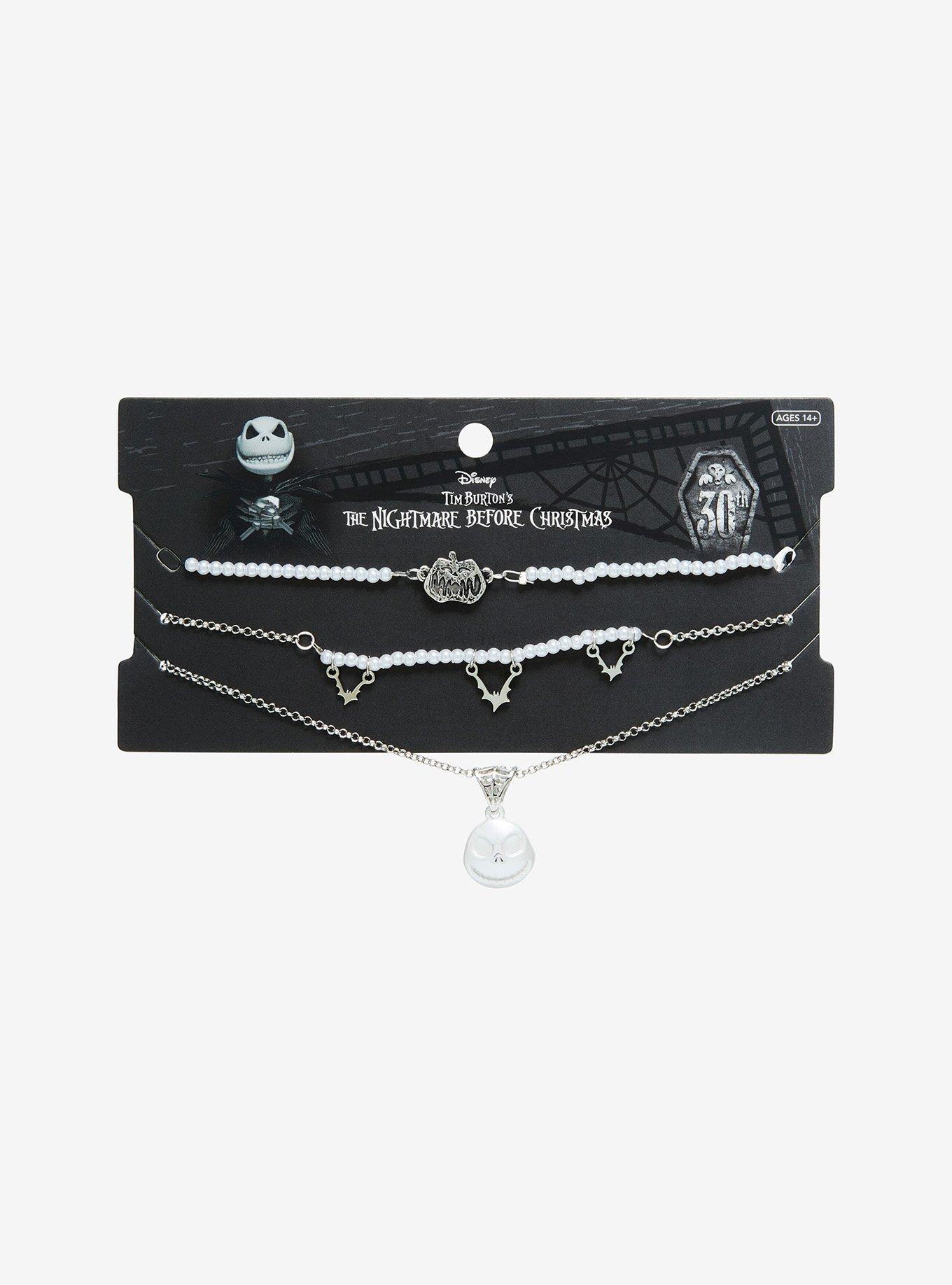 Disney The Nightmare Before Christmas 30th Anniversary Jack Skellington Necklace Set - BoxLunch Exclusive, , hi-res