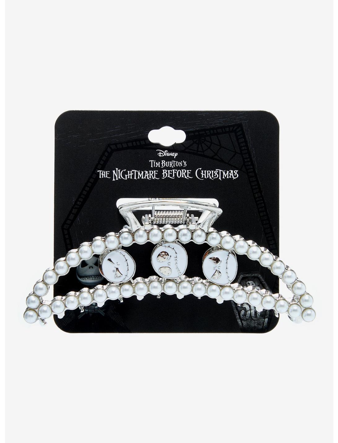 Disney The Nightmare Before Christmas Jack Skellington Pearl Claw Clip - BoxLunch Exclusive, , hi-res