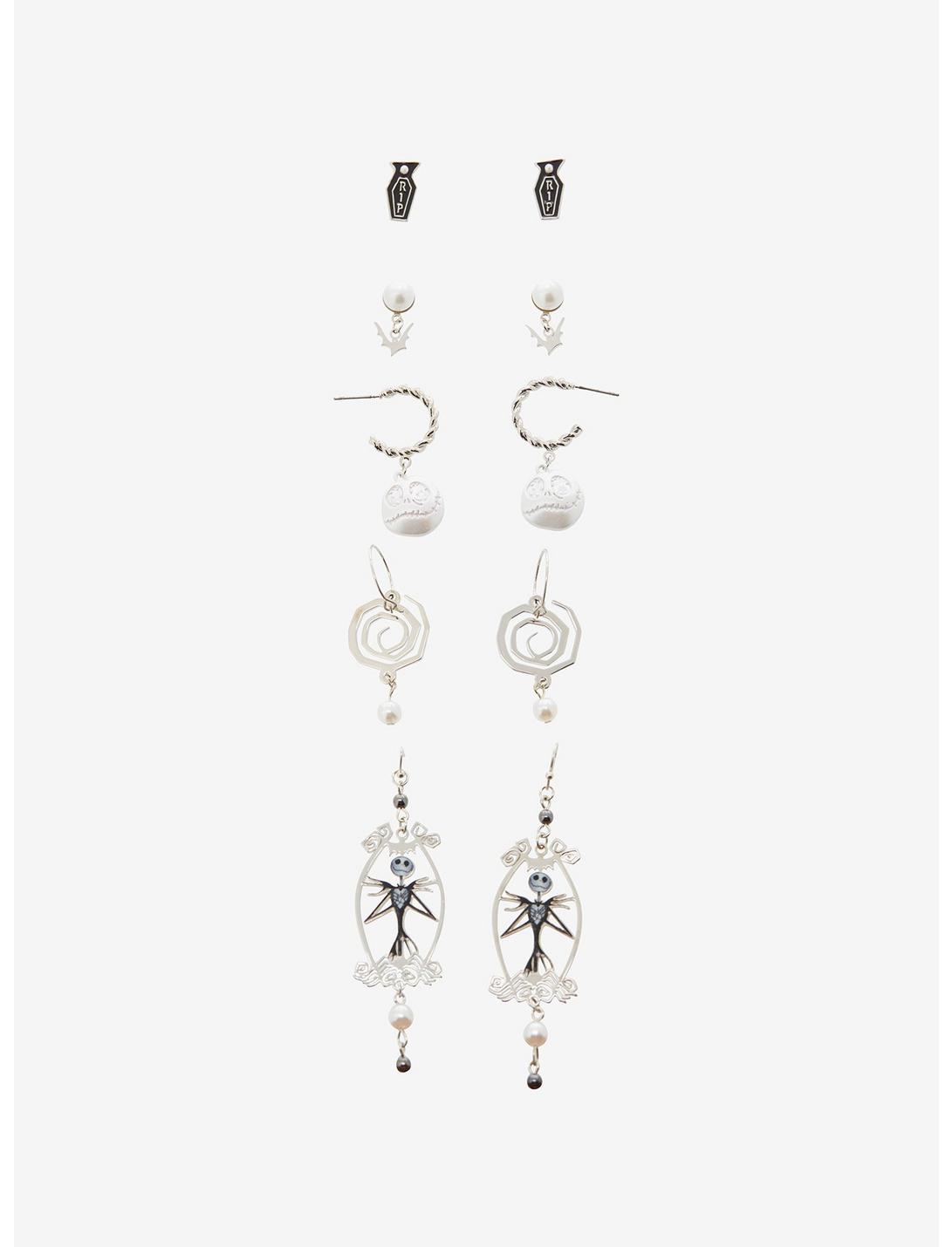 Disney The Nightmare Before Christmas Pearl Icons Earring Set - BoxLunch Exclusive, , hi-res