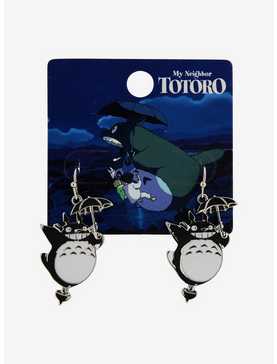 Studio Ghibli My Neighbor Totoro Umbrella Statement Earrings — BoxLunch Exclusive, , hi-res