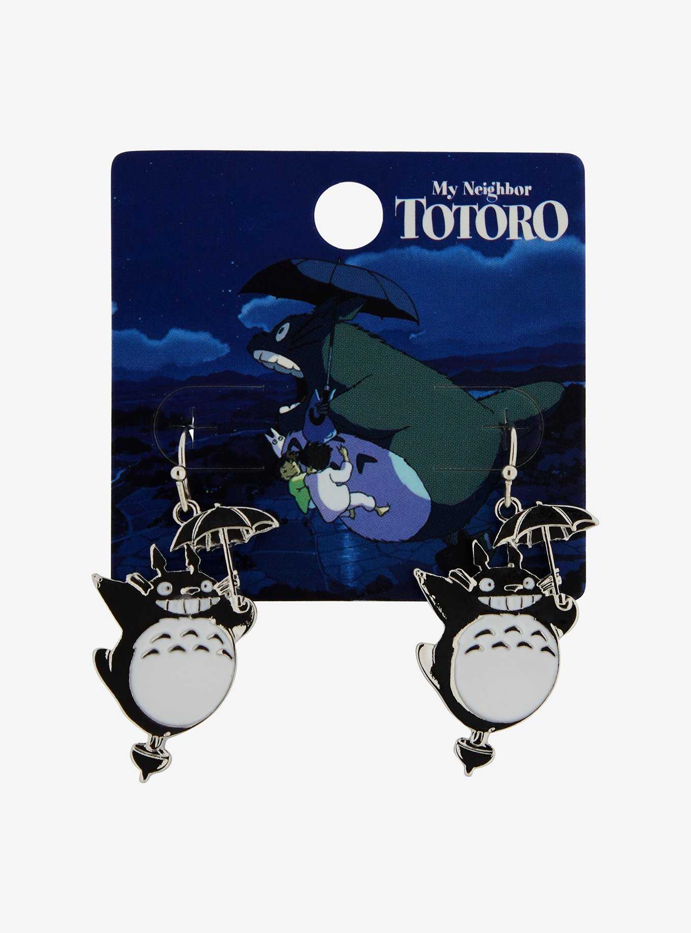 Studio Ghibli My Neighbor Totoro Umbrella Statement Earrings — BoxLunch Exclusive, , hi-res