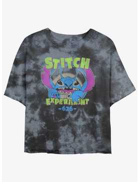 Disney Lilo & Stitch Alien Mode Tie-Dye Womens Crop T-Shirt, , hi-res