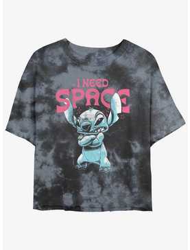Disney Lilo & Stitch Gimme Space Tie-Dye Womens Crop T-Shirt, , hi-res
