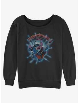 Disney Lilo & Stitch Rock Out Experiment 626 Womens Slouchy Sweatshirt, , hi-res